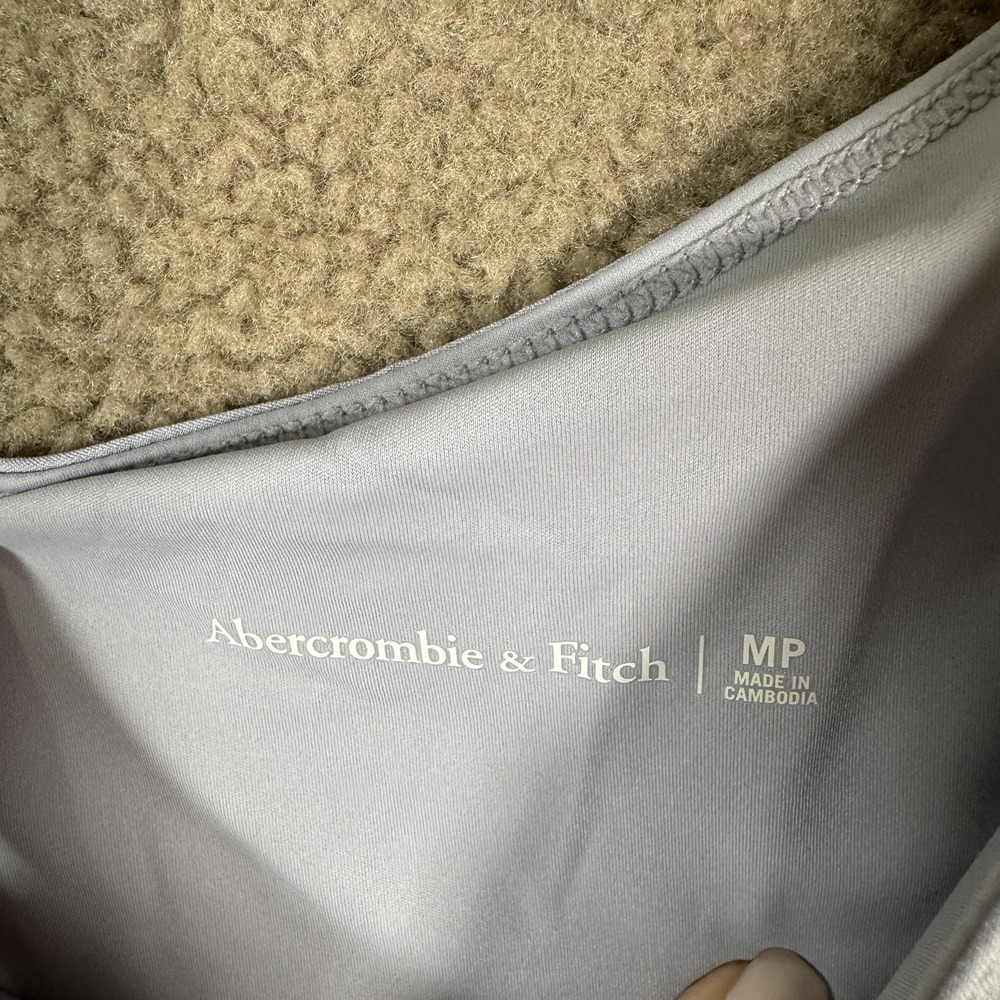 Abercrombie & Fitch Dress Womens PM Gray One Shoulder Slip Lined Knit Mini Party - Picture 6 of 9